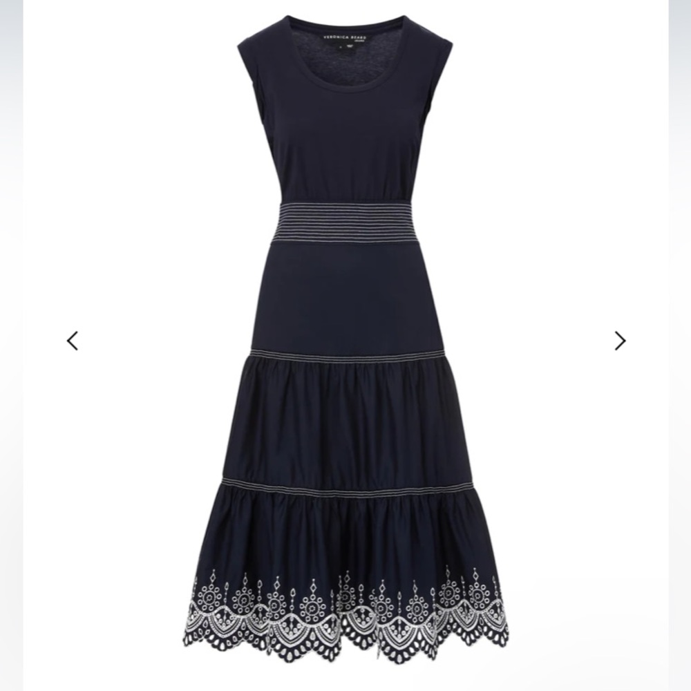 VERONICA BEARD Amaia dress Navy Sz M